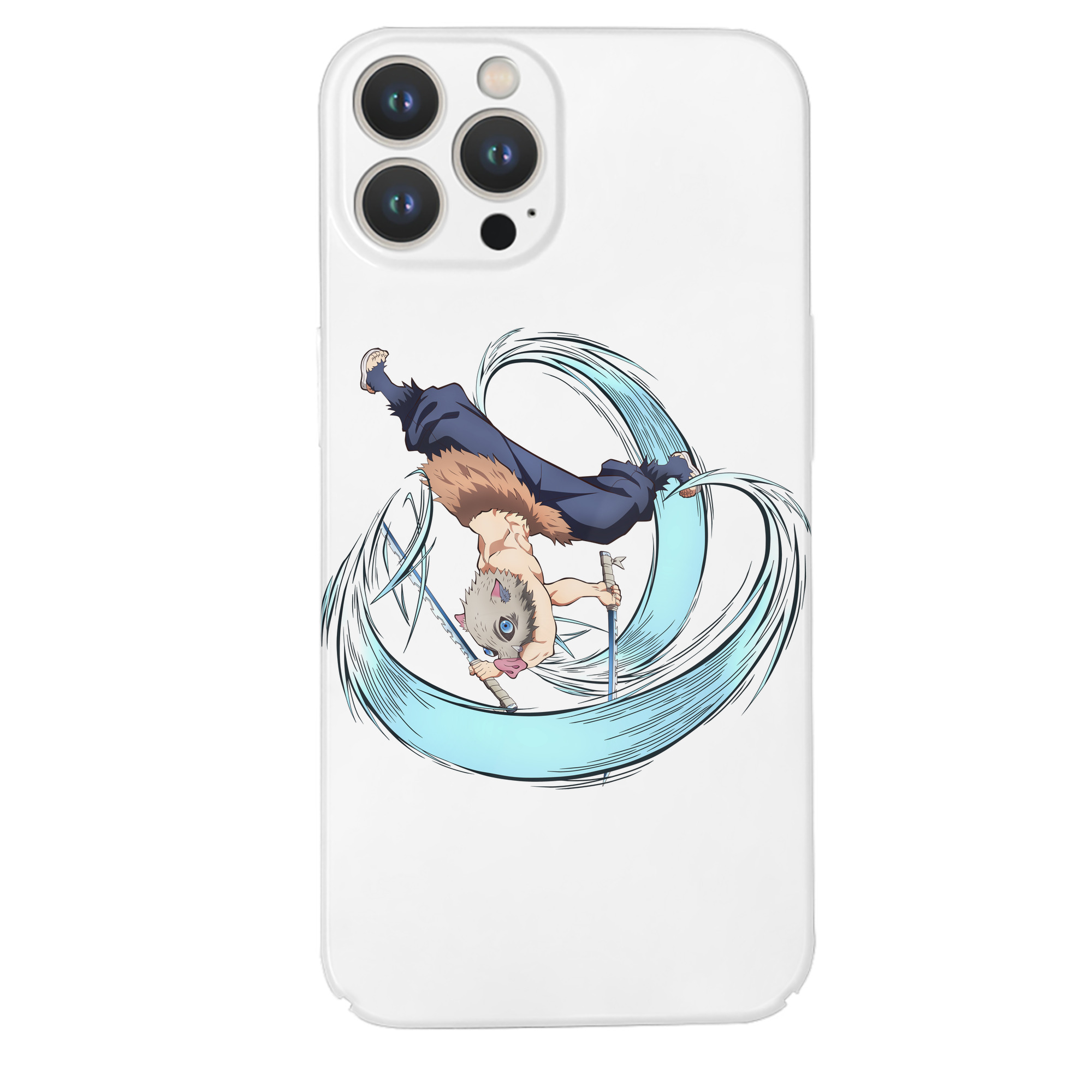 （画像用） 鬼滅の刃（きめつのやいば）嘴平 伊之助／はしびら いのすけ Hashibira Inosuke 【iPhone 14シリーズ対応】ハードケース
